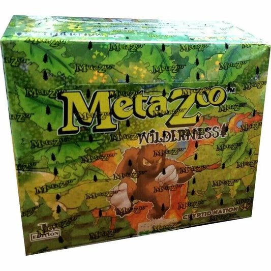 MetaZoo TCG Wilderness 1st Edition Booster Box - Eclipse Games Puzzles Novelties