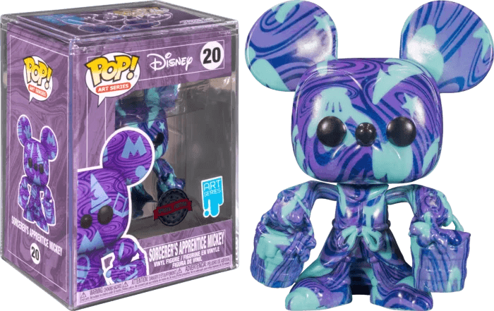 Mickey Mouse - Apprentice Mickey Artist Series Pop! Vinyl Figure with Pop! Protector #20 - Eclipse Games Puzzles Novelties