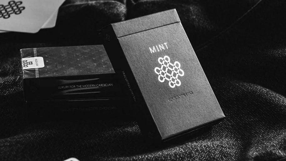 Mint Black Launch Edition Playing Cards - Eclipse Games Puzzles Novelties