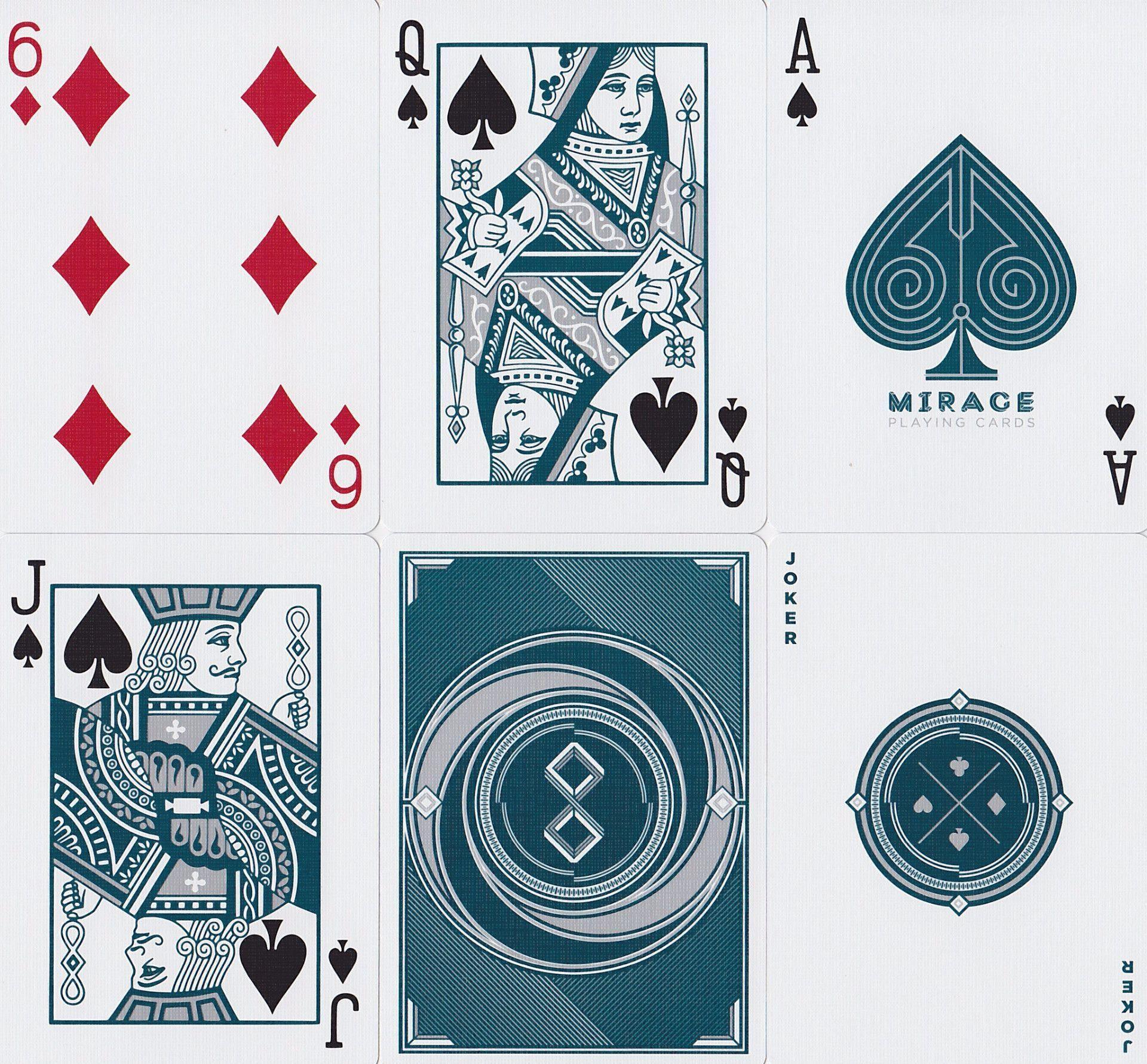 Mirage V1 By Patrick Kun Playing Cards – Eclipse Games Puzzles