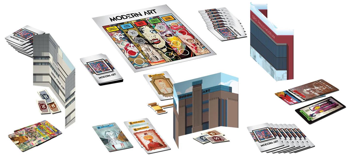 Modern Art Board Game - Eclipse Games Puzzles Novelties
