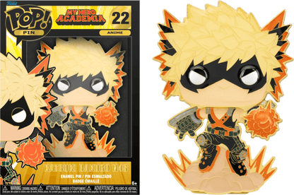 My Hero Academia Bakugo 4" Pop! Enamel Pin - Eclipse Games Puzzles Novelties