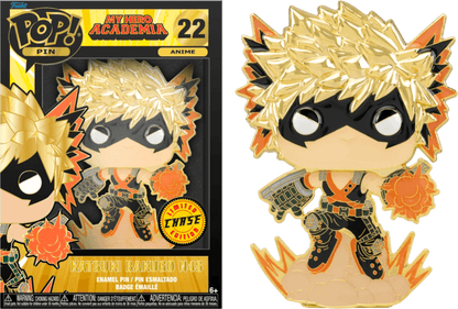 My Hero Academia Bakugo 4" Pop! Enamel Pin - Eclipse Games Puzzles Novelties