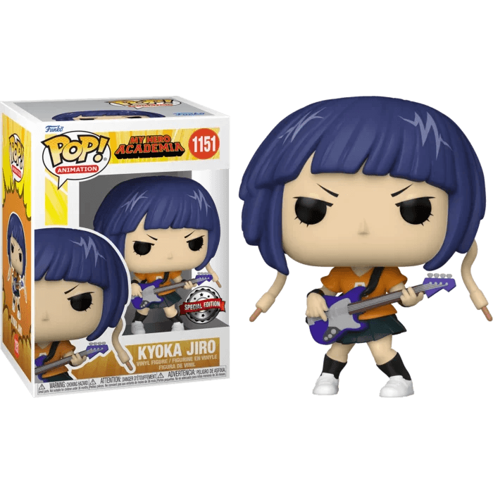 My Hero Academia - Kyoka Jiro with Guitar Pop! Vinyl Figure #1151 - Eclipse Games Puzzles Novelties