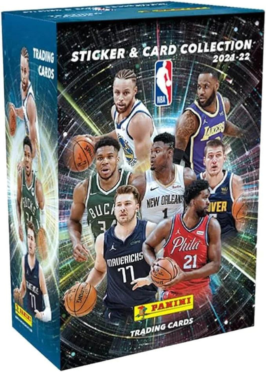 PANINI NBA 2021/2022 – Stickers and Card Collection Box with 50 Packs - Eclipse Games Puzzles Novelties