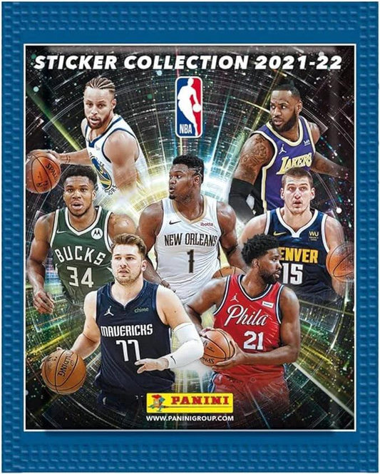 PANINI NBA 2021/2022 – Stickers and Card Collection Single Packets - Eclipse Games Puzzles Novelties