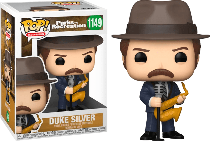 Parks and Recreation - Duke Silver Pop! Vinyl Figure #1149 - Eclipse Games Puzzles Novelties