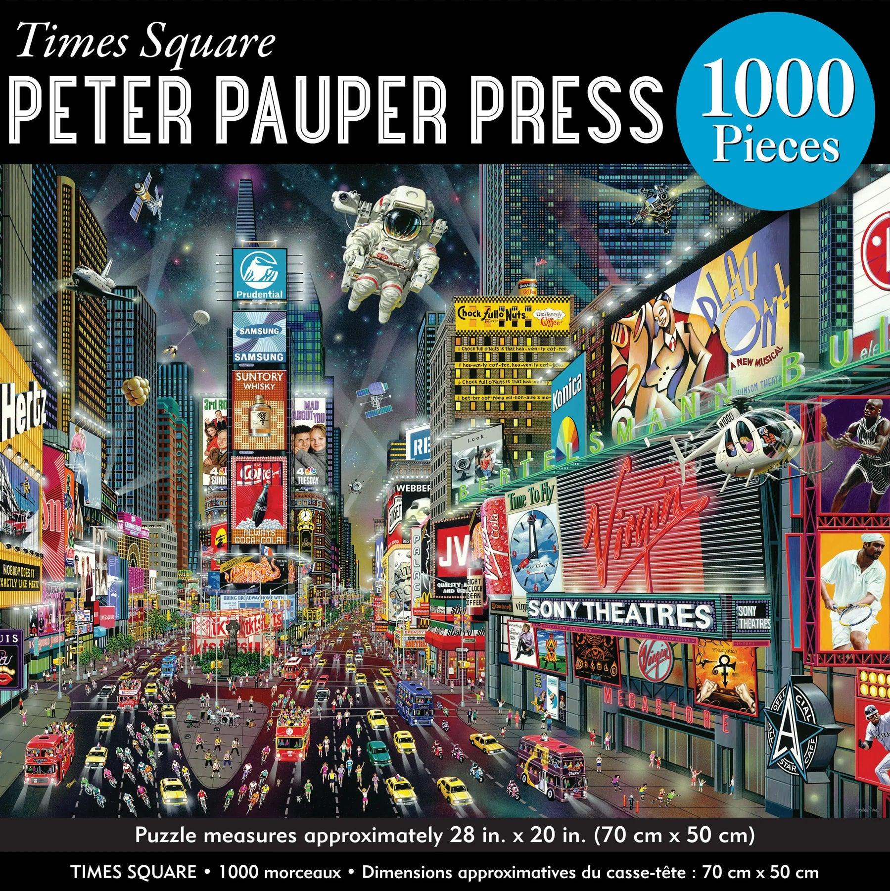 Peter Pauper Times Square 1000 Piece Jigsaw Puzzle - Eclipse Games Puzzles Novelties