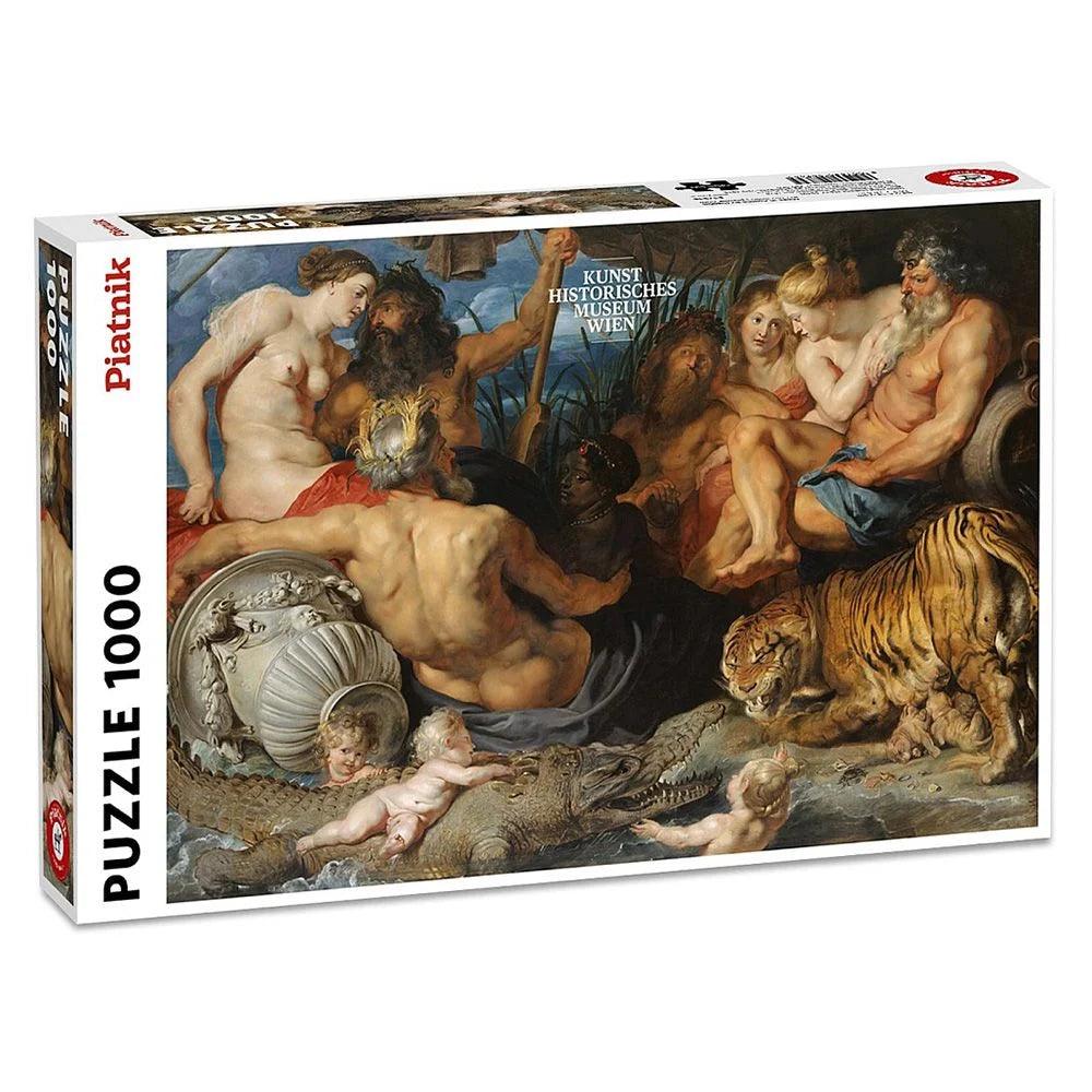 Piatnik Rubens Four Great Rivers 1000 Pieces Jigsaw Puzzle - Eclipse Games Puzzles Novelties