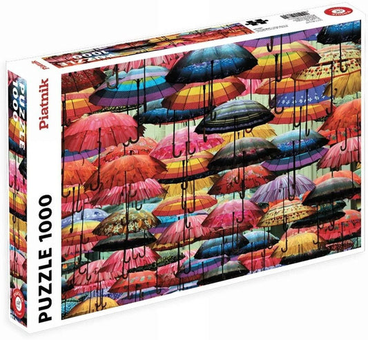 Piatnik Umbrellas 1000 Pieces Jigsaw Puzzle - Eclipse Games Puzzles Novelties