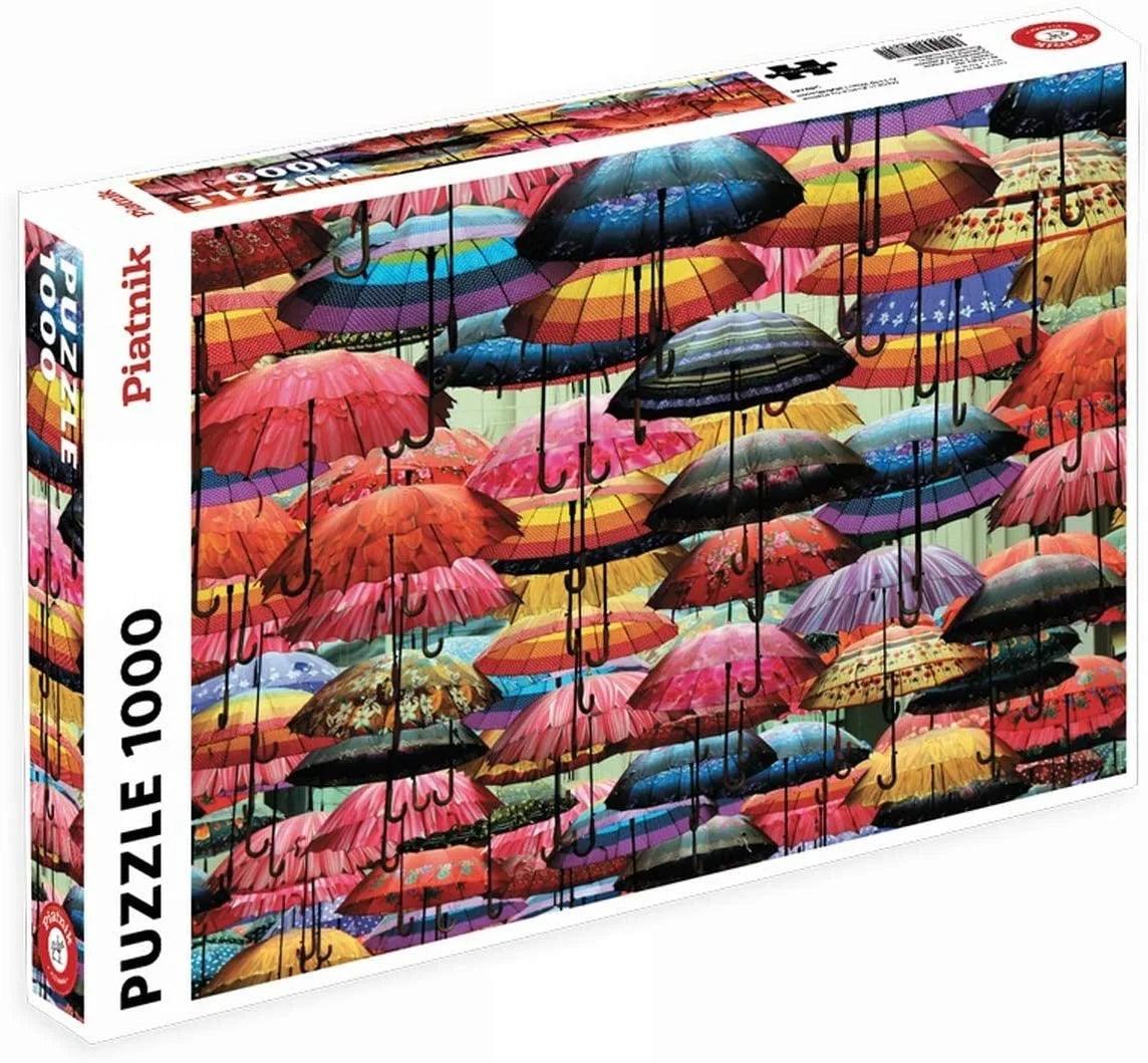 Piatnik Umbrellas 1000 Pieces Jigsaw Puzzle - Eclipse Games Puzzles Novelties