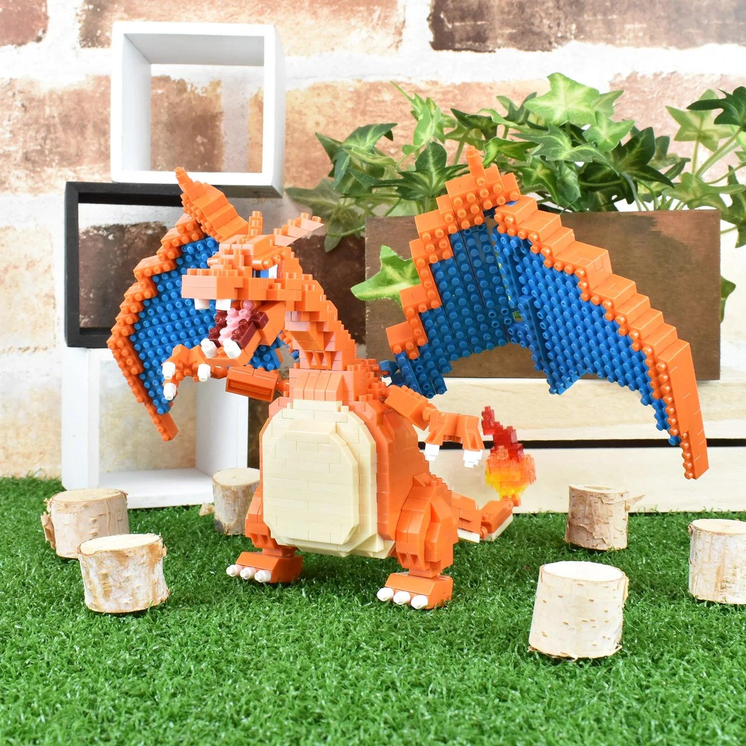Charizard Using Blocks Pokémon Nanoblocks Charizard – Eclipse Games Puzzles Novelties