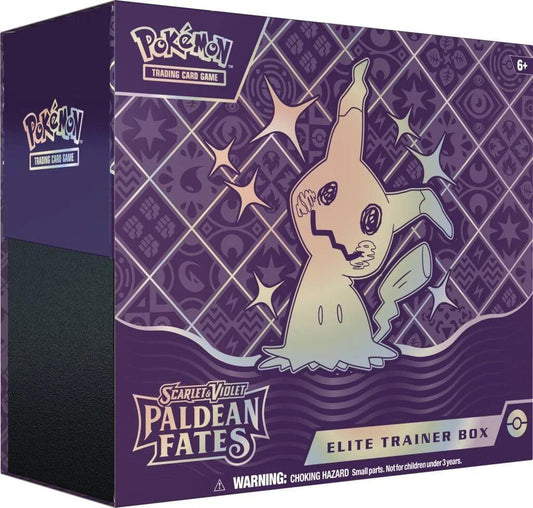 Pokemon Paldean Fates Elite Trainer Box - Eclipse Games Puzzles Novelties