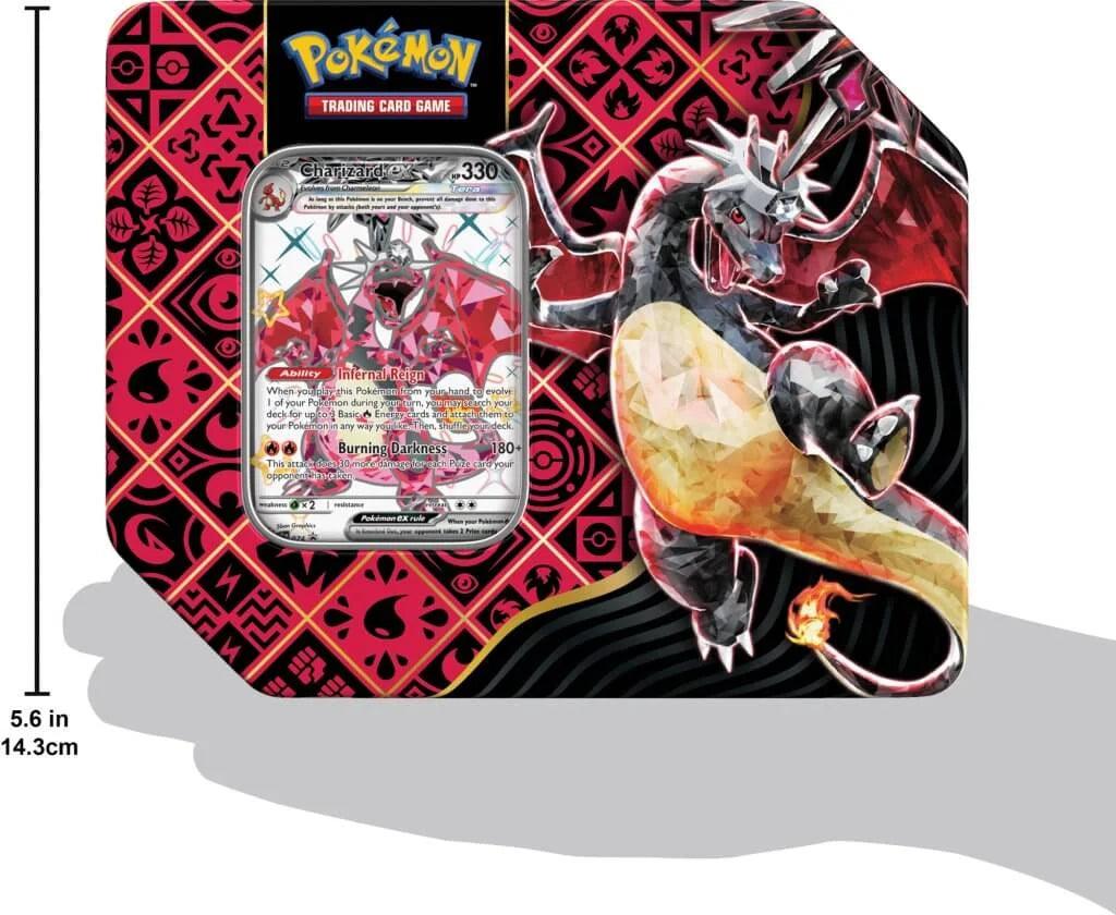 Pokemon Paldean Fates Tin - Eclipse Games Puzzles Novelties