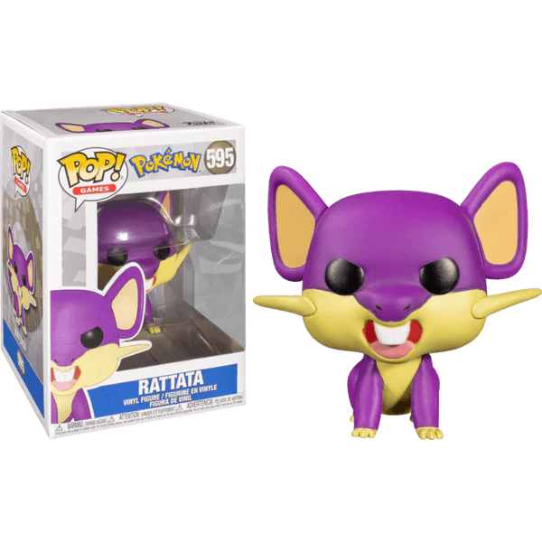 Pokemon - Rattata Pop! Vinyl #595 - Eclipse Games Puzzles Novelties