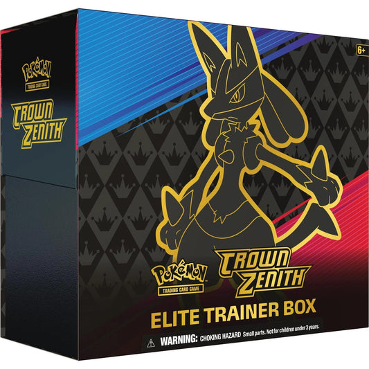 Pokemon TCG Crown Zenith Elite Trainer Box - Eclipse Games Puzzles Novelties