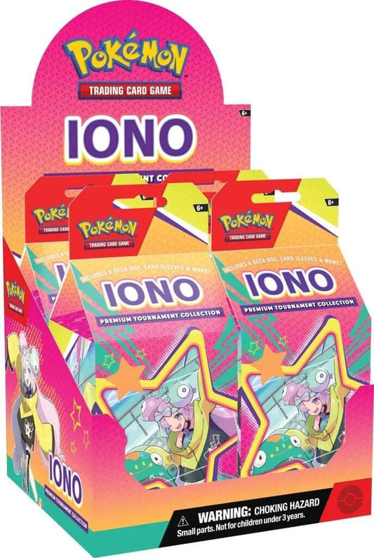 Pokemon TCG Iono Premium Tournament Collection - Eclipse Games Puzzles Novelties