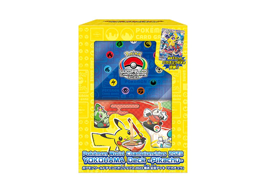 Pokemon TCG World Championships 2023 Yokohama Deck Pikachu Japanese - Eclipse Games Puzzles Novelties