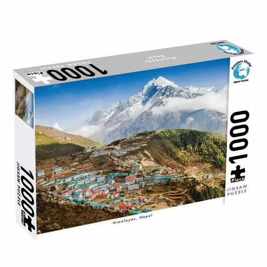 Puzzle Master Himalayas Nepal 1000 Pieces Jigsaw Puzzle - Eclipse Games Puzzles Novelties