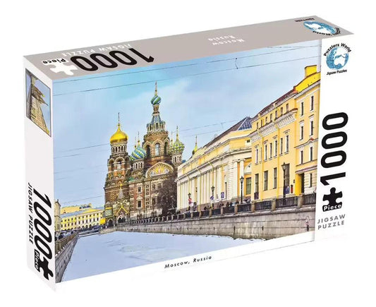 Puzzle Master Moscow Russia 1000 Pieces Jigsaw Puzzle - Eclipse Games Puzzles Novelties