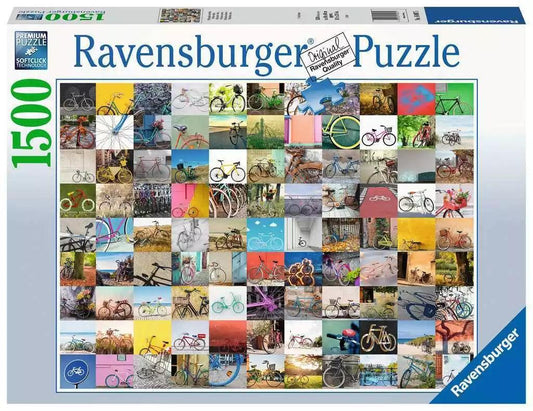 Ravensburger 99 Bicycles Puzzle 1500 Pieces - Eclipse Games Puzzles Novelties