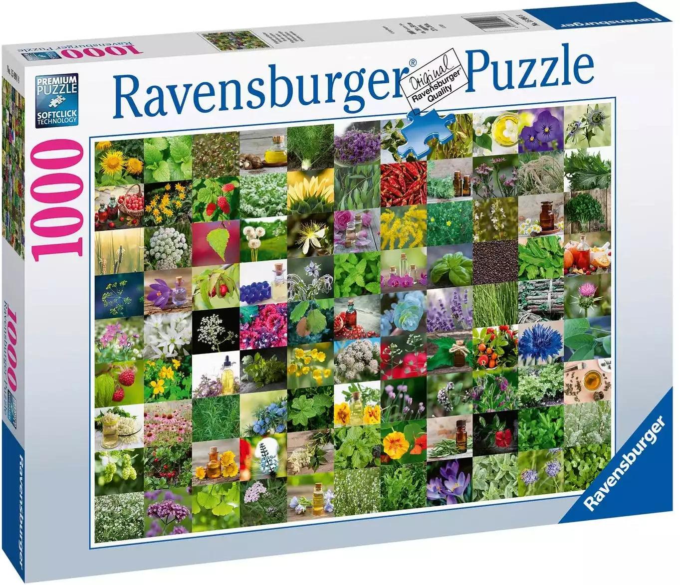 Ravensburger 99 Herbs and Spices Jigsaw Puzzle 1000 Pieces - Eclipse Games Puzzles Novelties