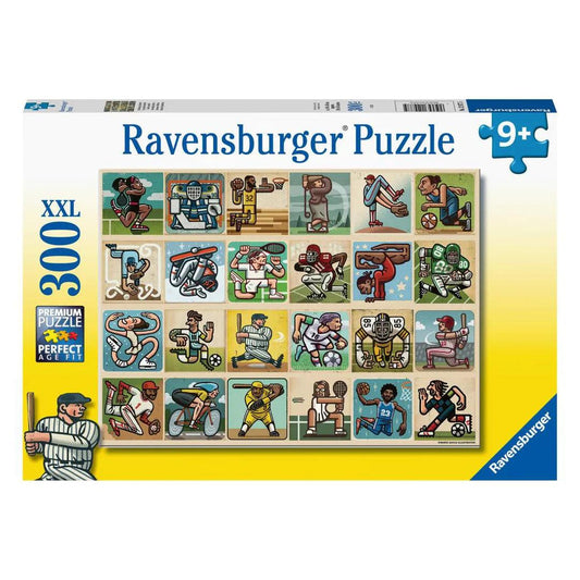 Ravensburger Awesome Athletes Puzzle 300 Pieces Jigsaw Puzzle - Eclipse Games Puzzles Novelties