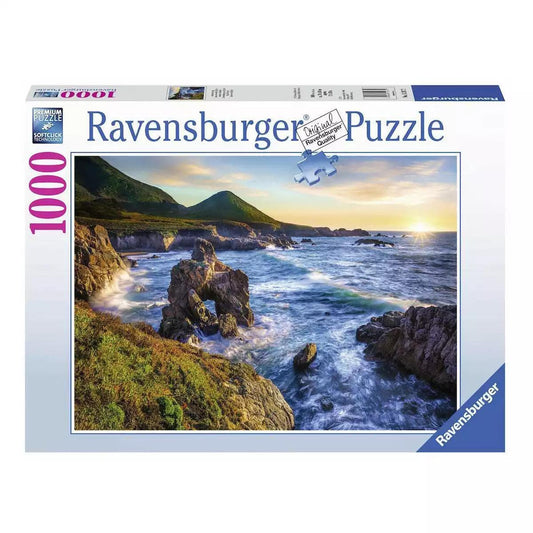 Ravensburger Big Sur Sunset 1000 Piece Jigssaw Puzzle - Eclipse Games Puzzles Novelties