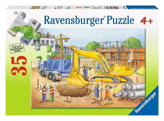 Ravensburger Busy Builders 35 Pieces Jigsaw Puzzle - Eclipse Games Puzzles Novelties