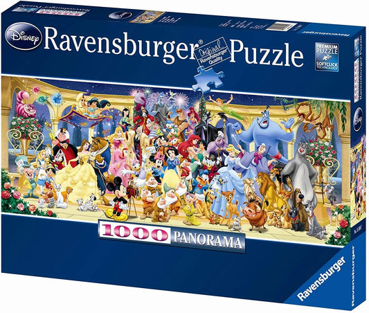 Ravensburger Disney Group Photo Puzzle 1000 Pieces Jigsaw Puzzle - Eclipse Games Puzzles Novelties