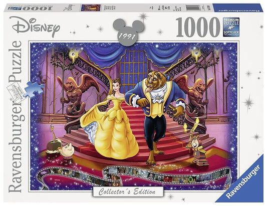 Ravensburger Disney Moments 1991 Beauty and the Beast 1000 Pieces Jigsaw Puzzle - Eclipse Games Puzzles Novelties