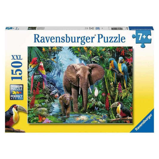 Ravensburger Elephants At The Oasis 150 Pieces Jigsaw Puzzle - Eclipse Games Puzzles Novelties