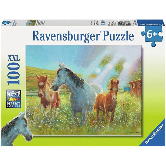 Ravensburger Equine Pasture 100 XXL Pieces Jigsaw Puzzle - Eclipse Games Puzzles Novelties