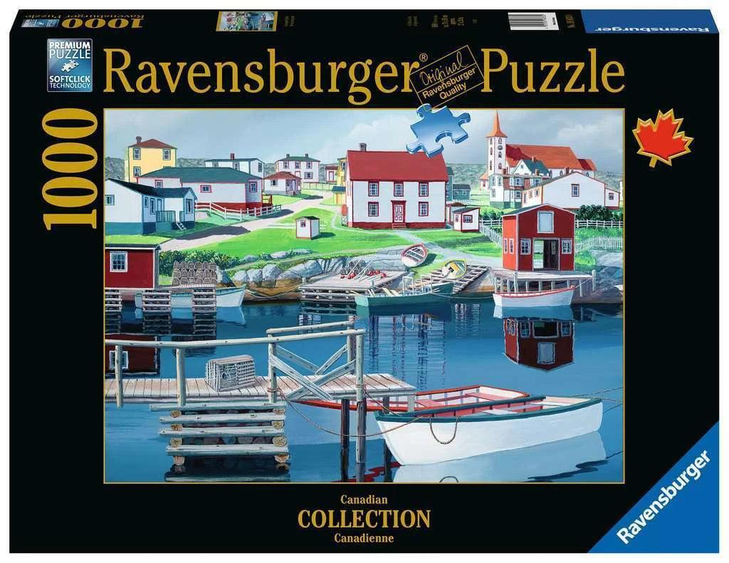 Ravensburger Greenspond Harbor 1000 Pieces Jigsaw Puzzle - Eclipse Games Puzzles Novelties