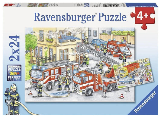 Ravensburger Heroes In Action 2x24 Pieces Jigsaw Puzzle - Eclipse Games Puzzles Novelties
