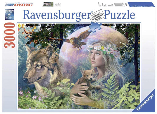 Ravensburger Lady Of The Forest 3000 Pieces Jigsaw Puzzle - Eclipse Games Puzzles Novelties