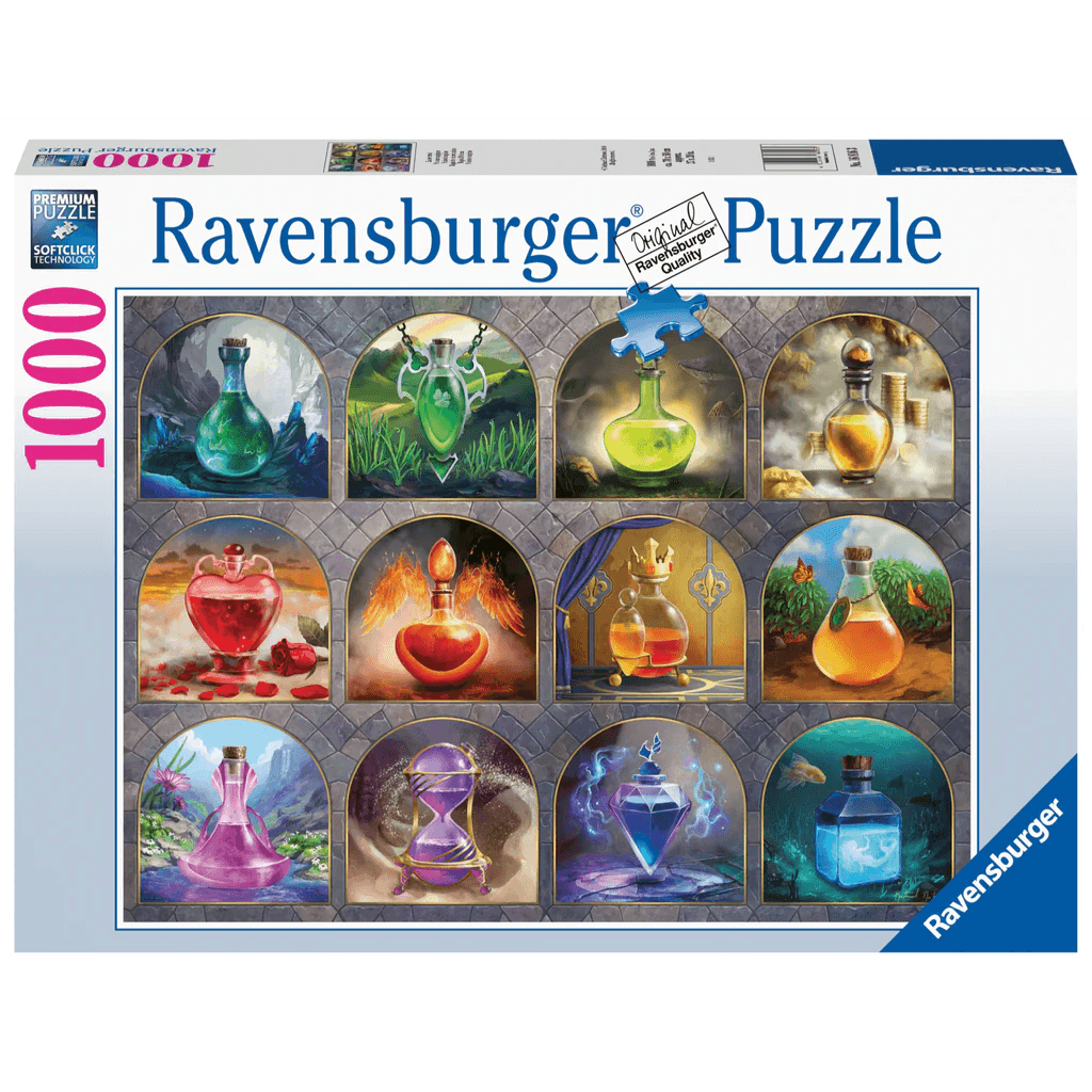 Ravensburger Magical Potions 1000 Pieces Jigsaw Puzzle - Eclipse Games Puzzles Novelties