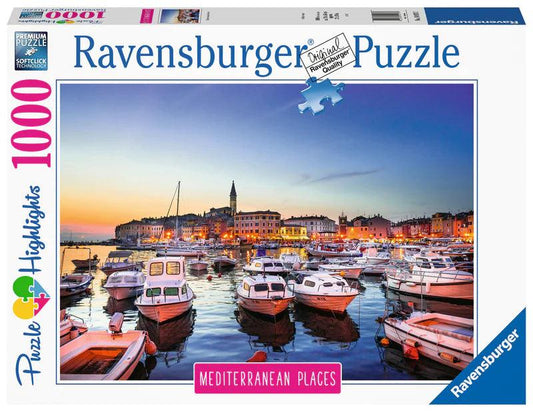 Ravensburger Mediterranean Croatia 1000 Pieces Jigsaw Puzzle - Eclipse Games Puzzles Novelties