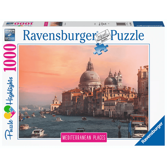 Ravensburger Mediterranean Italy 1000 Pieces Jigsaw Puzzle - Eclipse Games Puzzles Novelties