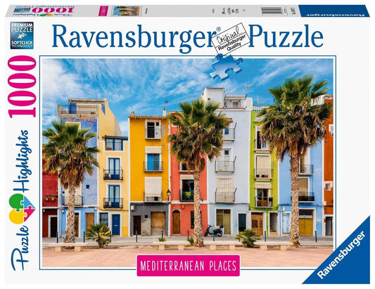 Ravensburger Mediterranean Spain 1000 Pieces Jigsaw Puzzle - Eclipse Games Puzzles Novelties