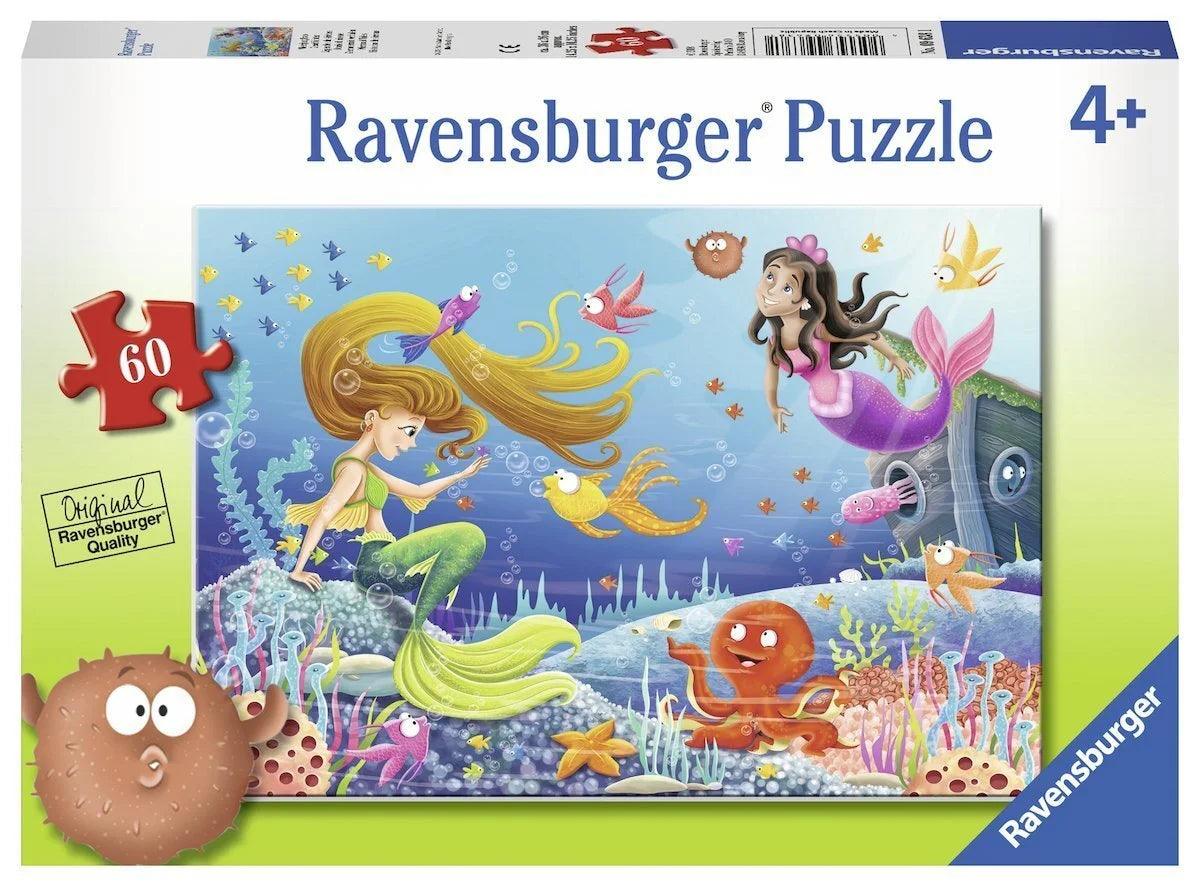 Ravensburger Mermaid Tales 60 Pieces Jigsaw Puzzle - Eclipse Games Puzzles Novelties