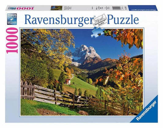 Ravensburger Mountainous Italy 1000 Pieces Jigsaw Puzzle - Eclipse Games Puzzles Novelties