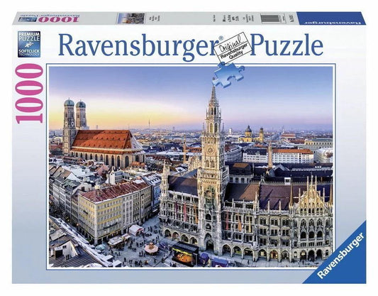 Ravensburger Munich 1000 Pieces Jigsaw Puzzle - Eclipse Games Puzzles Novelties