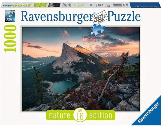 Ravensburger Nature Edition #16 Rugged Rocky Mountains 1000 Pieces Jigsaw Puzzle - Eclipse Games Puzzles Novelties