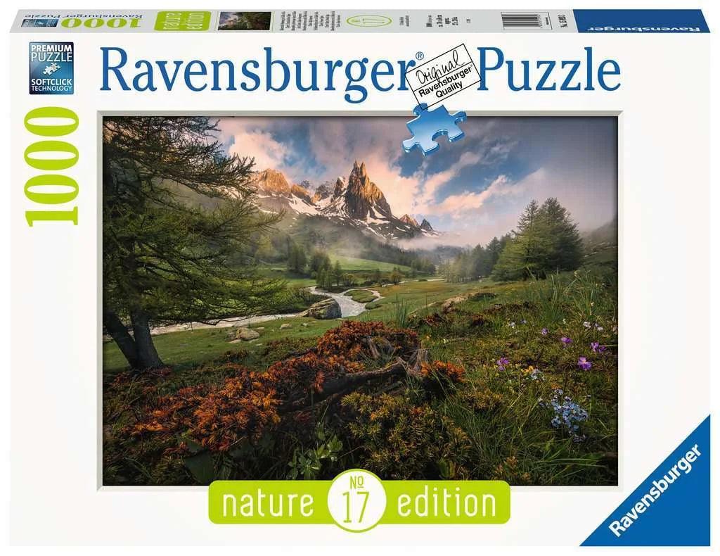 Ravensburger Nature Edition #17 Clare Valley French Alps 1000 Pieces Jigsaw Puzzle - Eclipse Games Puzzles Novelties