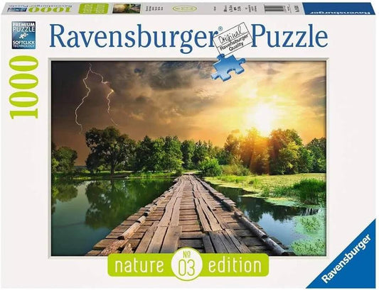 Ravensburger Nature Edition #3 Mystic Skies 1000 Pieces Jigsaw Puzzle - Eclipse Games Puzzles Novelties