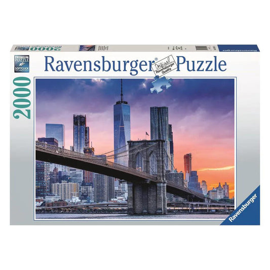 Ravensburger New York Skyline 2000 Pieces Jigsaw Puzzle - Eclipse Games Puzzles Novelties