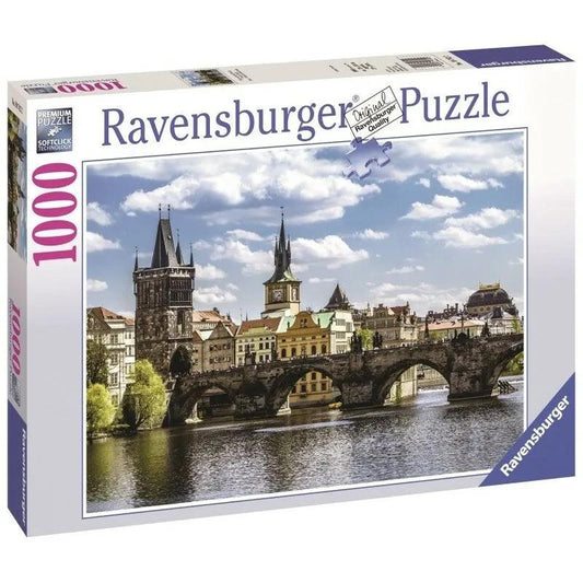 Ravensburger Prague the Charles Bridge Puzzle 1000 Pieces Jigsaw Puzzle - Eclipse Games Puzzles Novelties