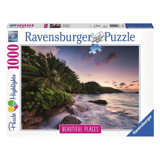 Ravensburger Praslin Island Seychelles 1000 Pieces Jigsaw Puzzle - Eclipse Games Puzzles Novelties