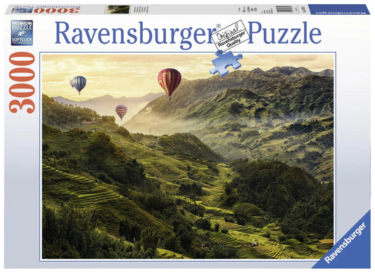 Ravensburger Rice Terraces In Asia 3000 Pieces Jigsaw Puzzle - Eclipse Games Puzzles Novelties